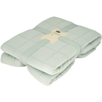 F&F Home Washed Duck Egg Bedspread