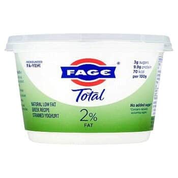 Fage Total 2% Fat Greek Recipe Strained Natural Yoghurt (450g)