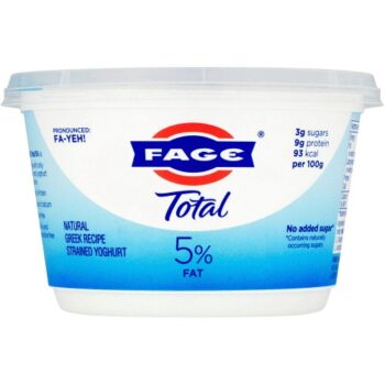 FAGE Total 5% Fat Greek Recipe Strained Yogurt Natural (450g)