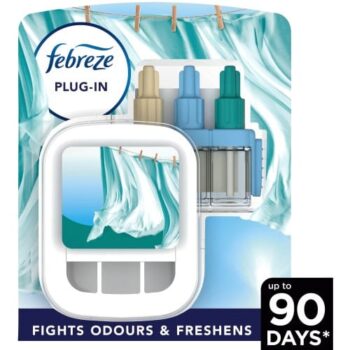 Febreze 3Volution Smart Programming Air Freshener Plug-In Starter Kit Fresh Linen (20ml)