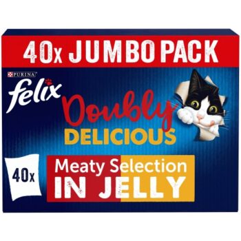 FELIX Doubly Delicious Countryside Selection Wet Cat Food (40 x 85g)
