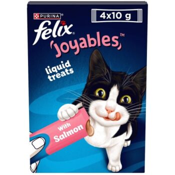 FELIX Joyables Salmon Liquid Cat Treat (4 x 10g)