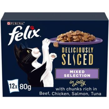 Felix Mixed Selection in Jelly Deliciously Sliced (12 x 80g)