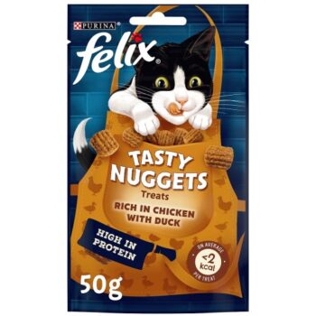 Felix Tasty Nuggets Chicken & Duck Cat Treats (50g)