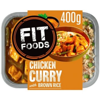 Fit Foods Chicken Curry with Brown Rice (400g)