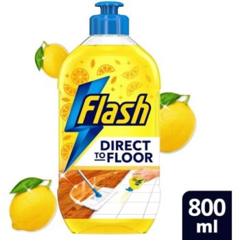 Flash Direct to Floor Fresh Lemon Floor Cleaner (800ml)
