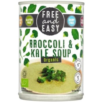 Free & Easy Free From Dairy Free Organic Broccoli & Kale Soup