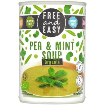Free & Easy Free From Dairy Free Organic Pea & Mint Soup (400g)
