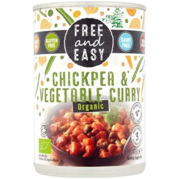 Free & Easy Free From Organic Chick Pea & Vegetable Curry (400g)