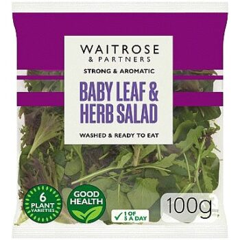 Fresh Babyleaf Herb Salad (100g)
