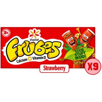 Frubes Strawberry Flavour Yogurt Tubes (9 x 37g)