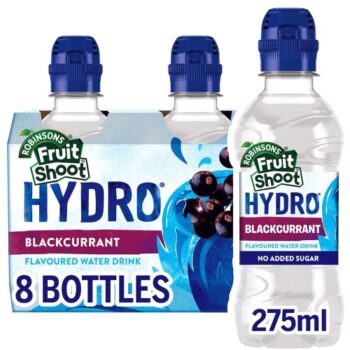Fruit Shoot Hydro Blackcurrant Flavoured Water Drink (8 x 275ml)