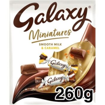 Galaxy Miniatures Smooth Milk & Caramel Chocolate Pouch