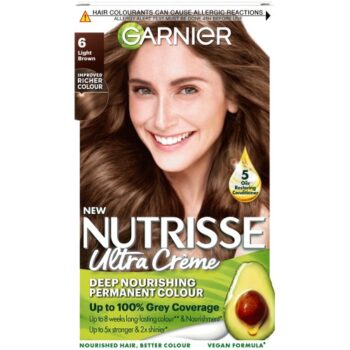 Garnier Nutrisse Light Brown 6 Permanent Hair Dye