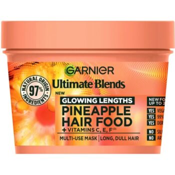 Garnier Ultimate Blends Glowing Lengths Pineapple & Amla Hair Food 3-in-1 Mask (400ml)