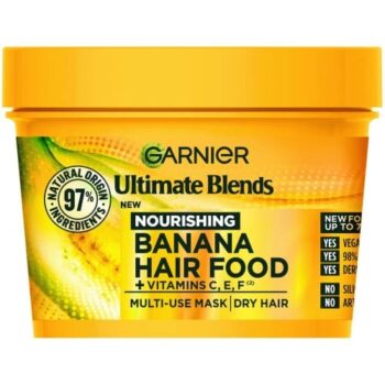 Garnier Ultimate Blends Hair Food Banana 3-in-1 Hair Mask Treatment (400ml)