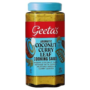 Geeta's Coconut Curry Leaf Cooking Sauce (340g)