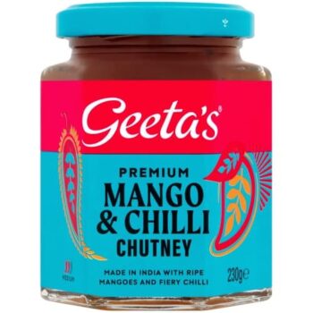 Geeta's Premium Mango & Chilli Chutney Hot (230g)