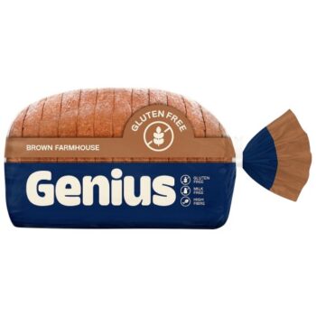 Genius DGF Soft Brown Farmhouse Gluten Free Bread Loaf (430g)
