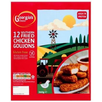 Georgias Choice Gluten Free Southern Fried Chicken Goujons (360g)