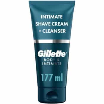 Gillette Intimate Pubic Shave Cream + Cleanser with Aloe (150ml)