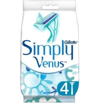 Gillette Venus Simply 2 Women's Disposable Razors 4 Count (4)
