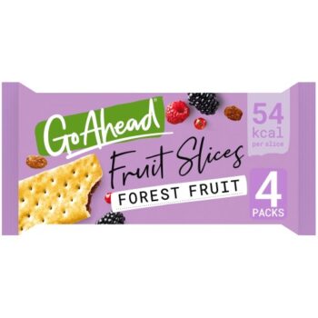 Go Ahead Forest Fruit Crispy Fruit Slice Snack Bars (4 x 43.6g)