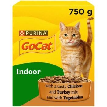 Go-Cat Indoor Chicken & Garden Greens Dry Cat Food (750g)
