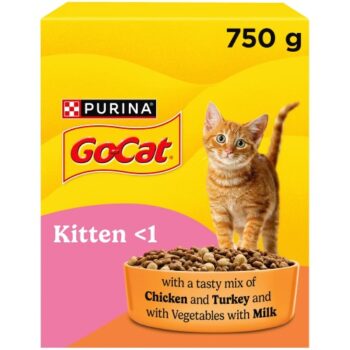 Go-Cat Kitten Dry Cat Food Chicken Milk & Vegetable (750g)