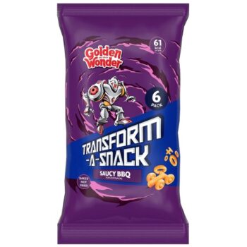 Golden Wonder Transform-a-Snack Saucy BBQ Flavour Snacks (6 x 12g, 72g)