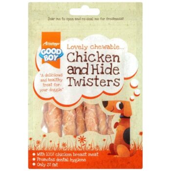 Good Boy Chicken & Hide Twisters Dog Treats