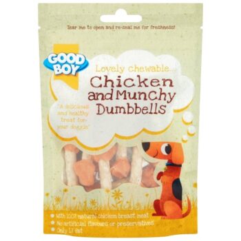 Good Boy Chicken & Munchy Dumbbells Dog Treats