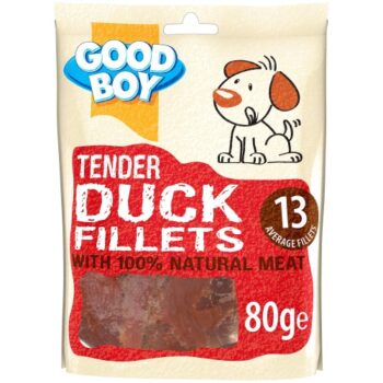 Good Boy Pawsley & Co Tender Duck Fillet Dog Treats (80g)