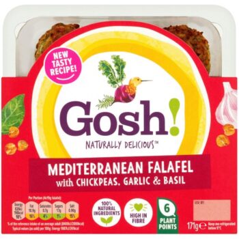 Gosh! Mediterranean Falafel with Chunky Chickpeas Onion Spices & Herbs (171g)