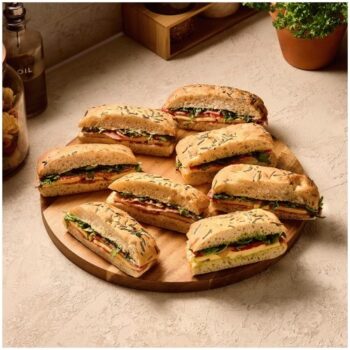 Gourmet Focaccia Sandwich Platter (8 Halves)