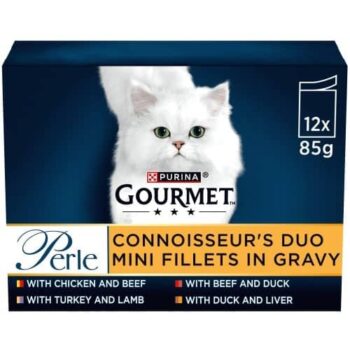 Gourmet Perle Connoisseurs Duo Wet Meat Cat Food (12 x 85g)