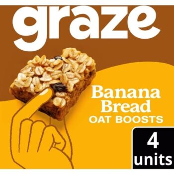 Graze Banana Bread Oat Boosts (4 x 30g)
