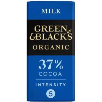 Green & Black's Organic Milk Chocolate 37% Cocoa Bar (90g)
