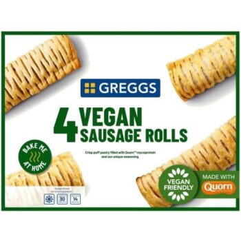 Greggs 4 Vegan Sausage Roll (420g)