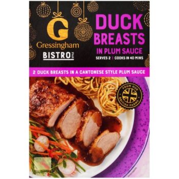 Gressingham Bistro Style Duck Breasts in Plum Sauce (400g)