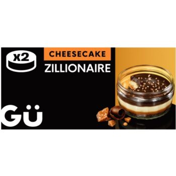 Gu Zillionaire Cheesecake Dessert (2 x 84.5g)