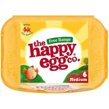 Happy Egg Free Range Eggs Medium (6)