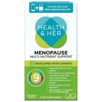 Health & Her Menopause Multi-Nutrient Support Supplement 60 Capsules