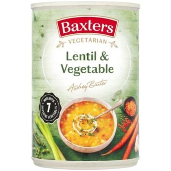 Healthy Vegetarian Lentil & Vegetable Soup (400g)
