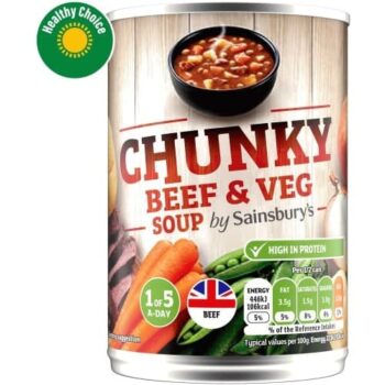 Hearty Beef & Vegetable Soup (400g)