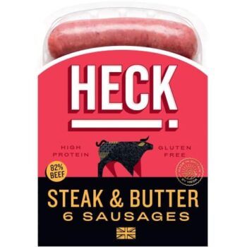 HECK Steak & Butter Beef Sausages (340g)