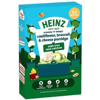 Heinz Baby Food Cauliflower Broccoli & Cheese Porridge 6+ Months (125g)