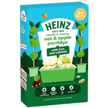 Heinz Baby Food Oat & Apple Porridge 6+ Months (125g)