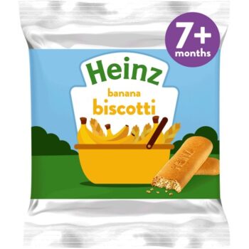 Heinz Banana Biscotti Baby Food Snacks 7+ Months (60g)