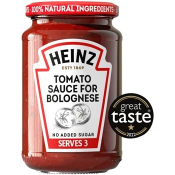 Heinz Bolognese Tomato Pasta Sauce for Cooking (350g)
